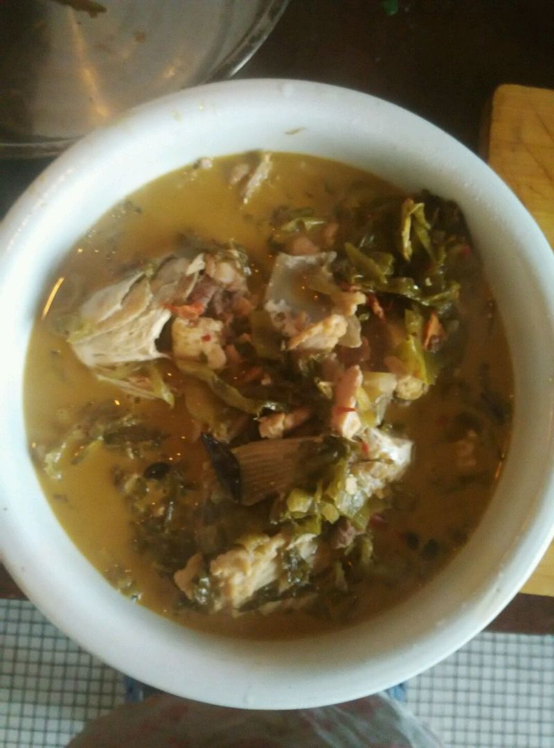 Pickled Mustard Greens