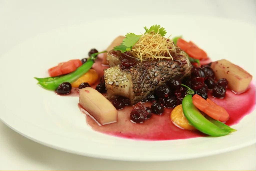Cranberry XO Sauce Baked Cod