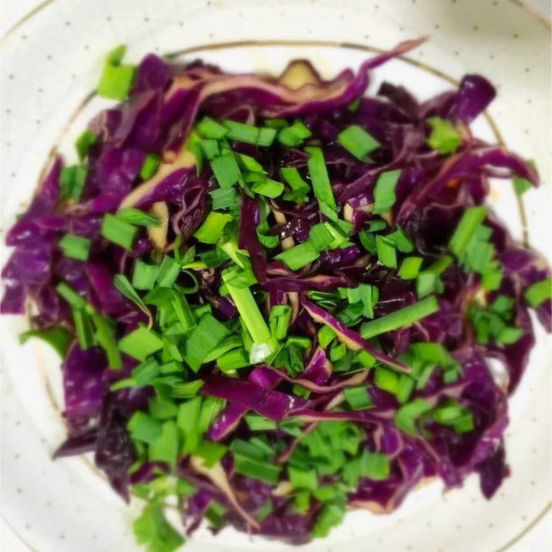 Braised Purple Cabbage