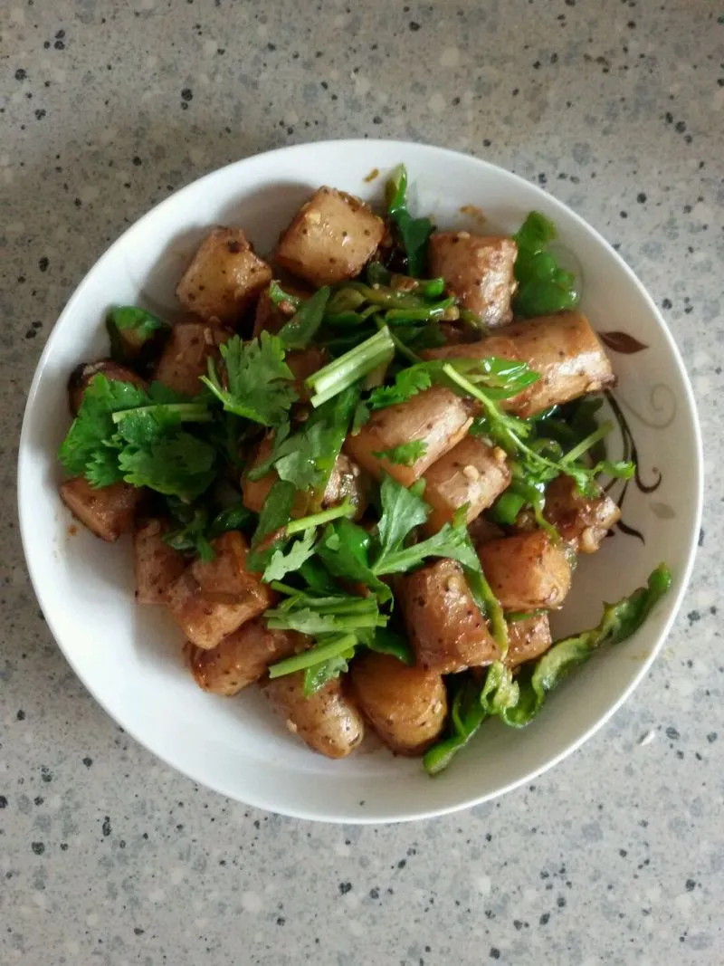 Spicy Stir-fried Dioscorea