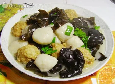 Boulettes de poisson aux champignons