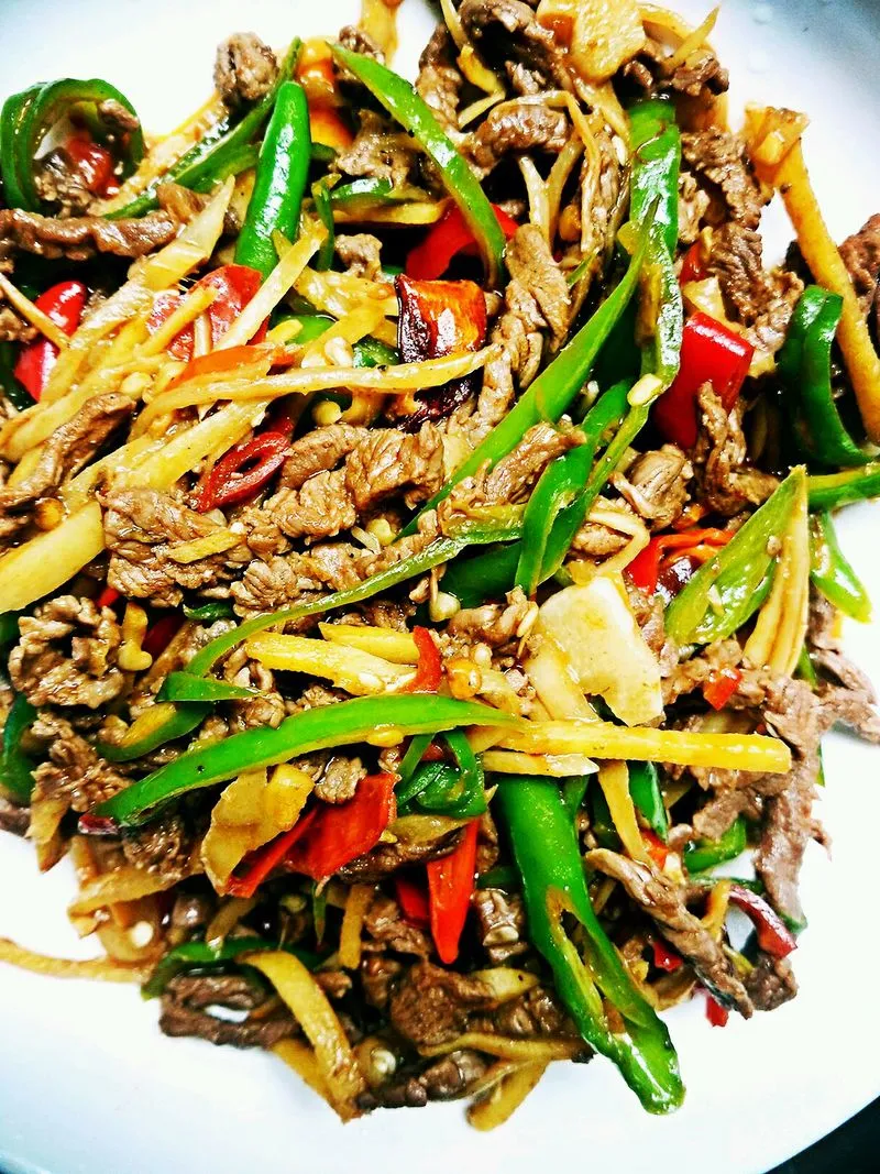 Stir-Fried Beef Strips