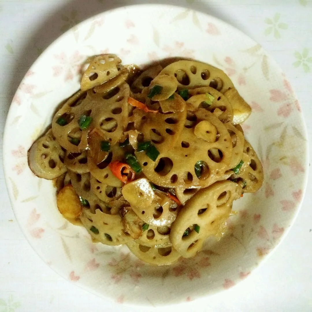 Fried Lotus Root with Sugar and Vinegar