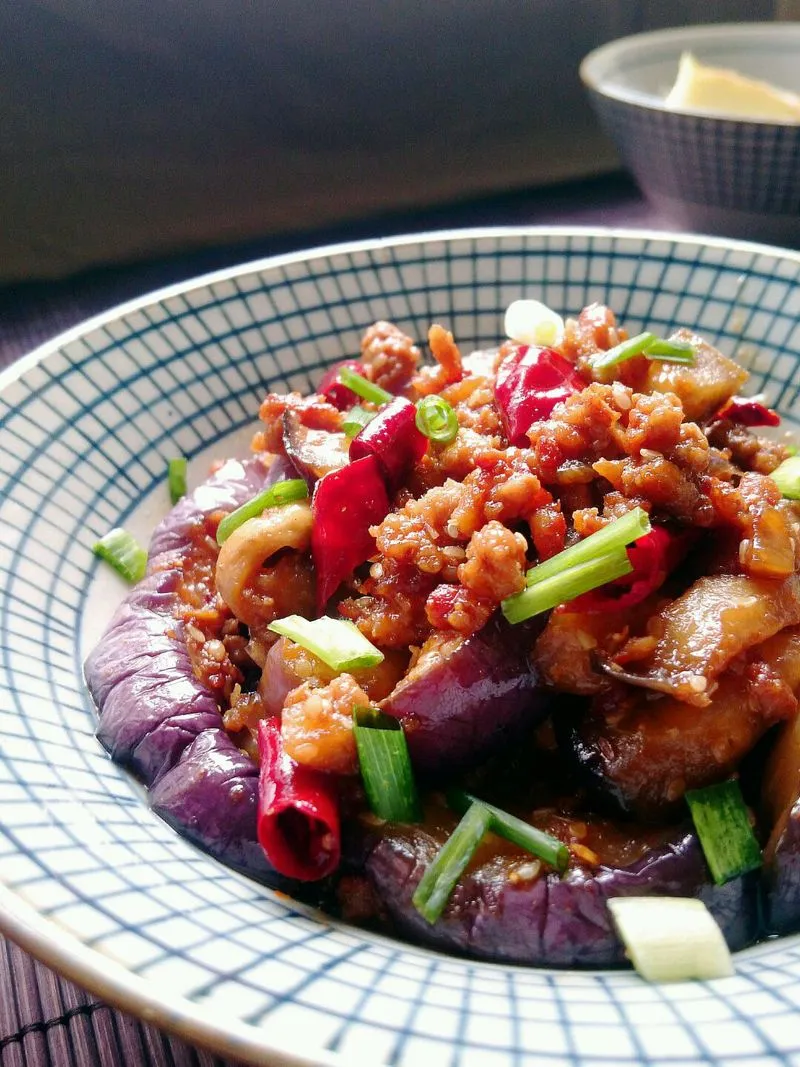 Aubergine au Viande Hachée