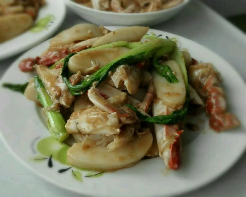 Crab Fried Rice Cake