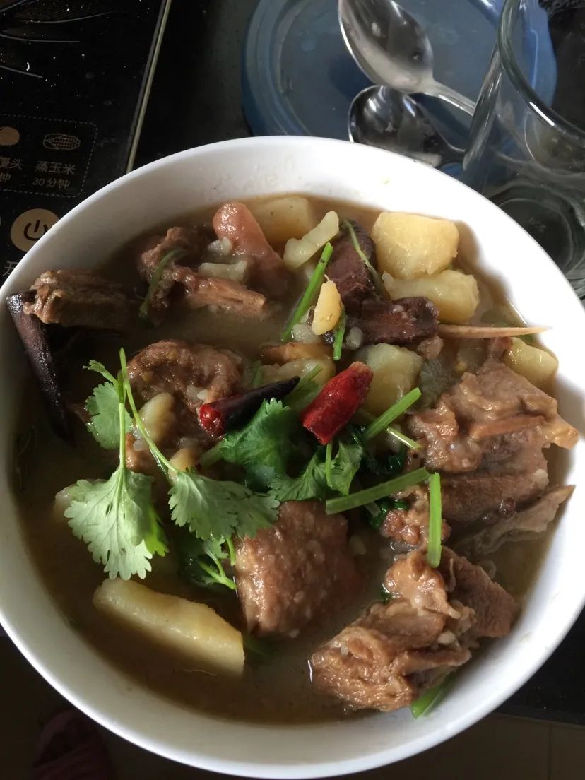 Potato and Mutton Stew