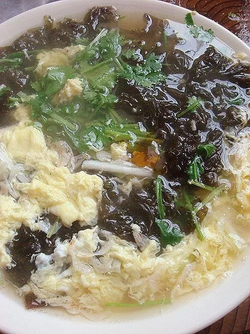 Clear Broth with Dropped Noodles