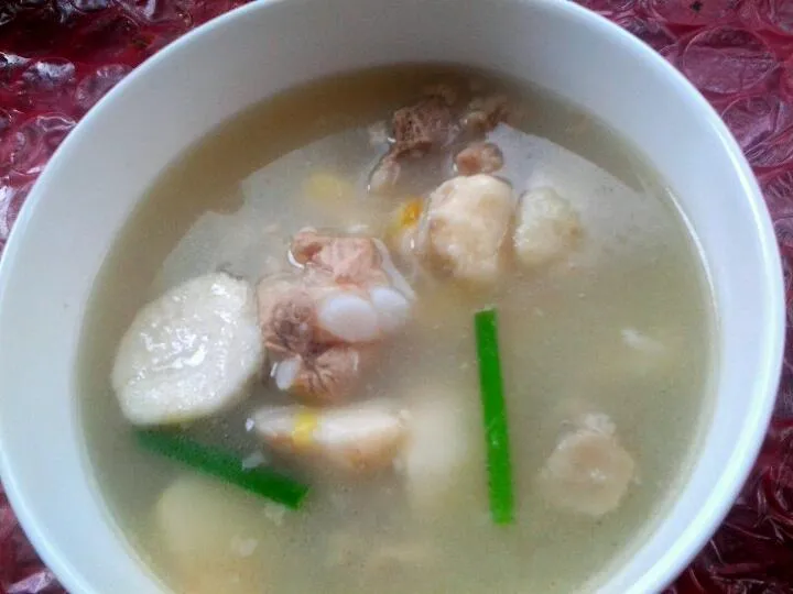 Taro and Pork Ribs Soup