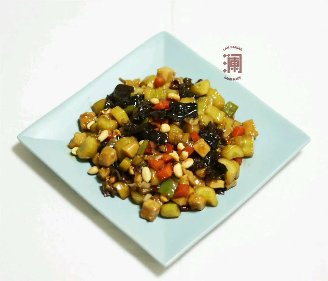 Mushroom Vegan Kung Pao Chicken