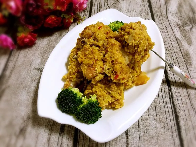 Côtes de porc vapeur au riz glutineux