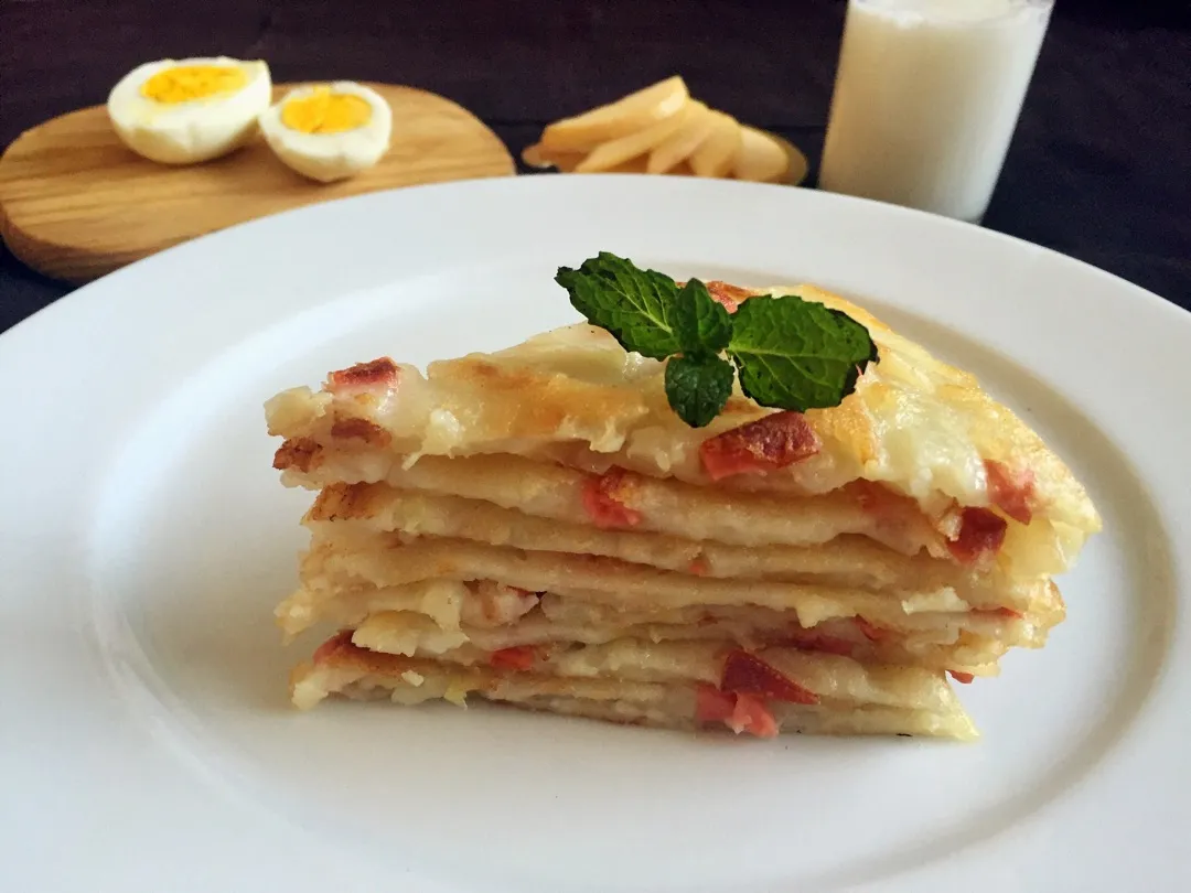 Ham and Potato Pancake