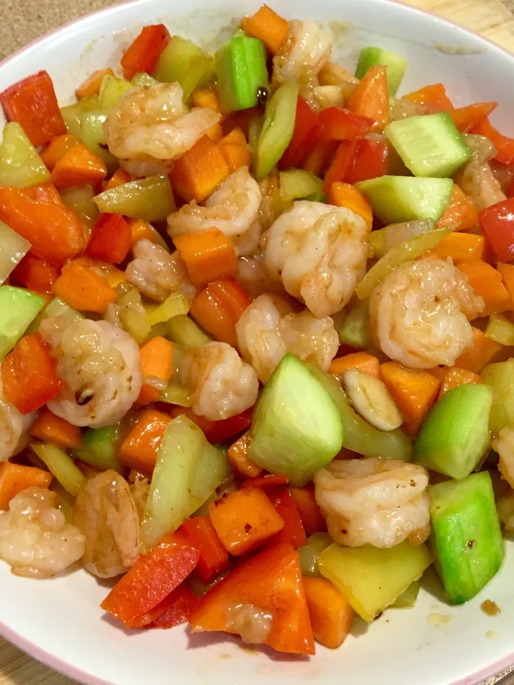 Three-colored Shrimp