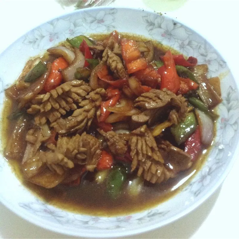Stir-Fried Kidney Flowers