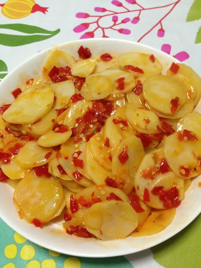 Diced Pepper Potato Slices