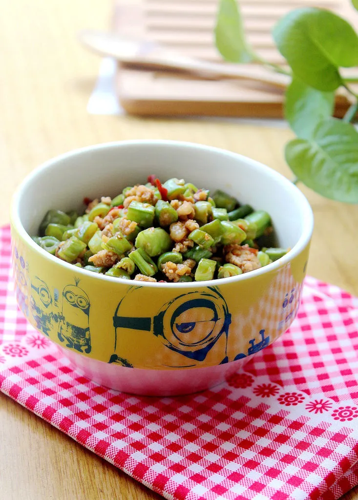 Minced Pork with Green Beans