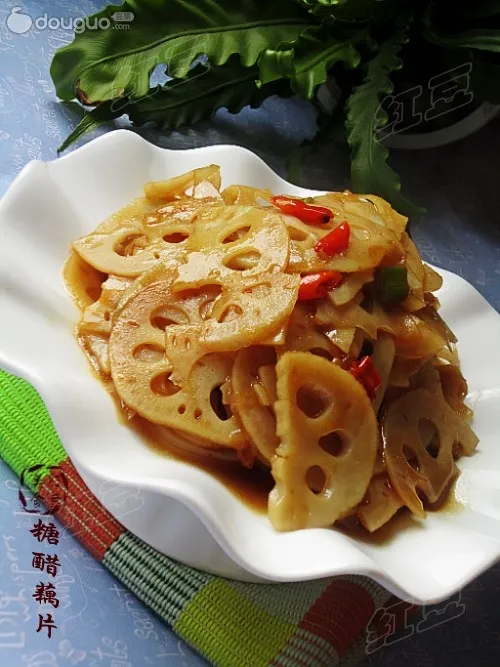 Sugar and Vinegar Lotus Root Slices
