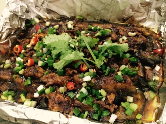 Garlic Pork and Eggplant