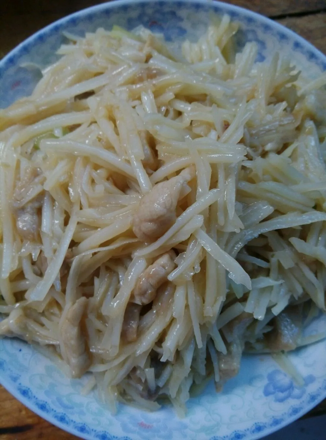 Shredded Potato with Meat
