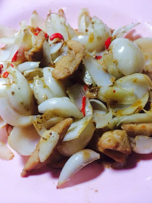 Lily and Pork Stir Fry