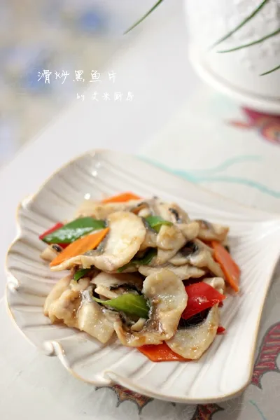 Stir-Fried Black Fish Slices