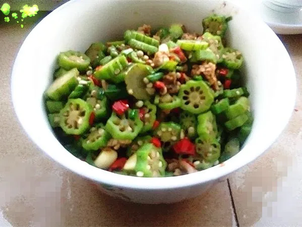 Stir-Fried Okra with Meat