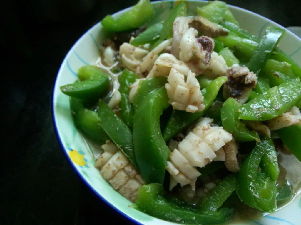 Stir-fried Squid