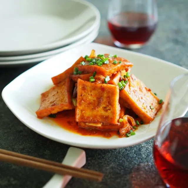 Tofu braisé aux pattes d'ours