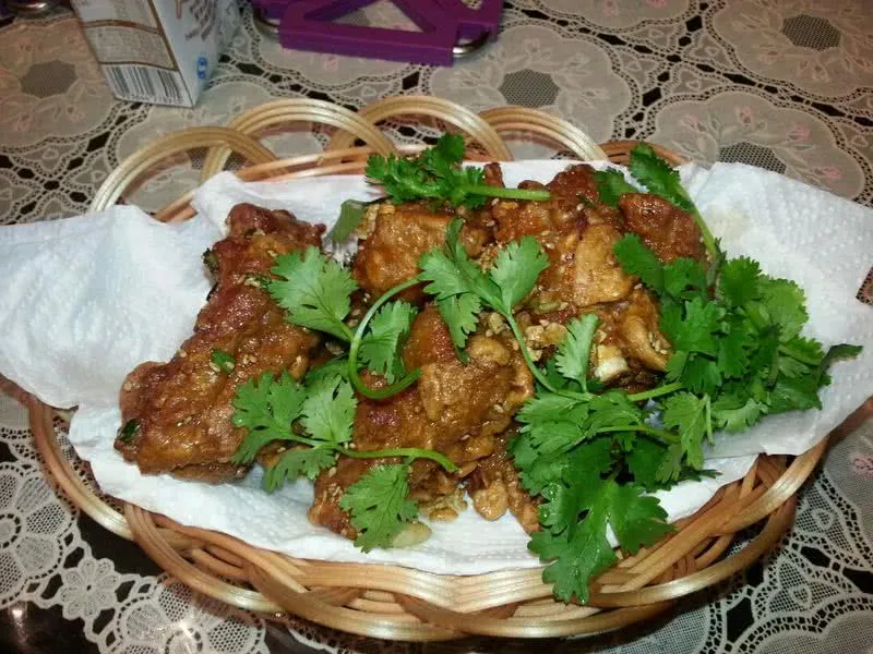 Côtes de porc au poivre et sel