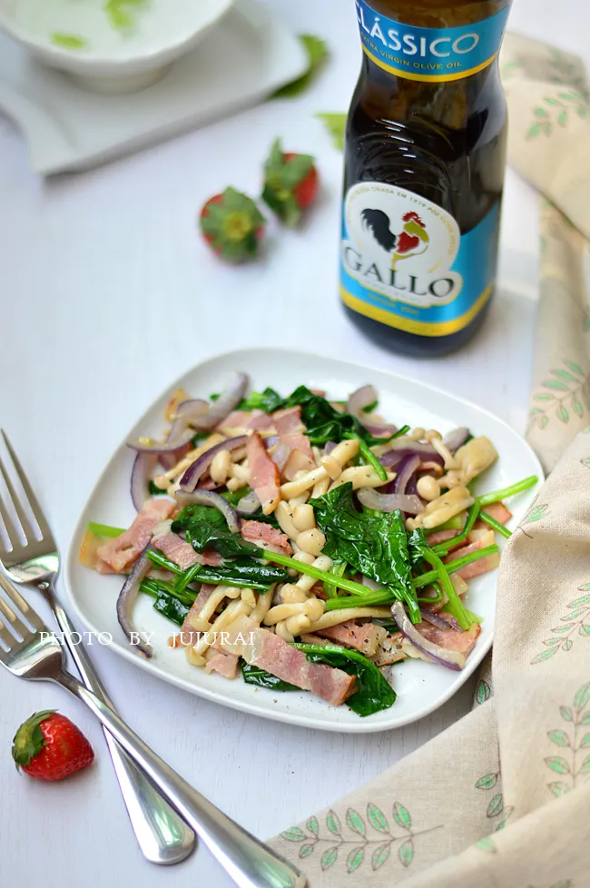 Bacon Mushroom Salad