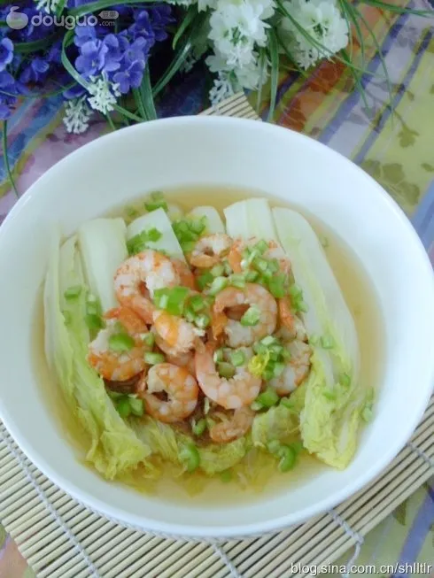 Garlic Shrimp with Baby Bok Choy