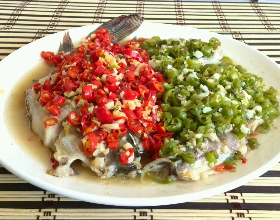 Diced Pepper Mandarin Fish