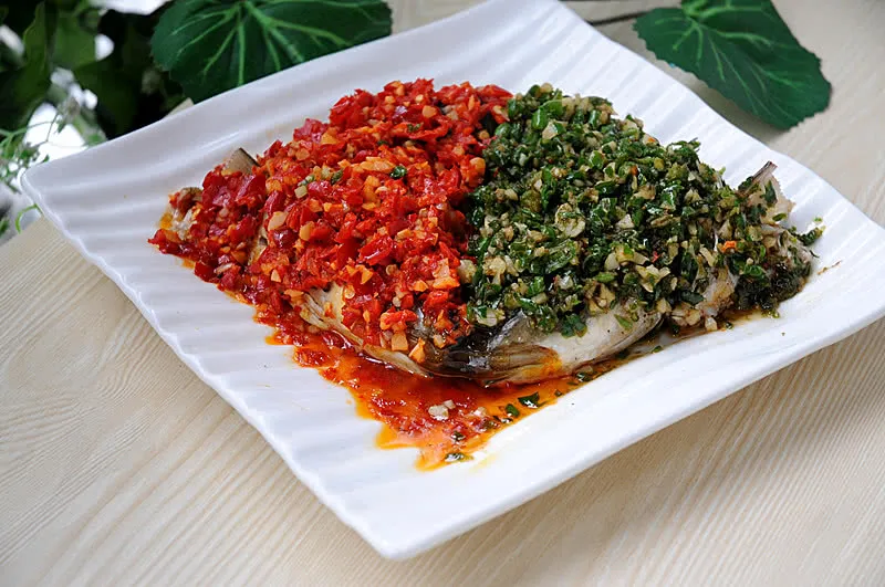 Garlic Double Color Fish Head