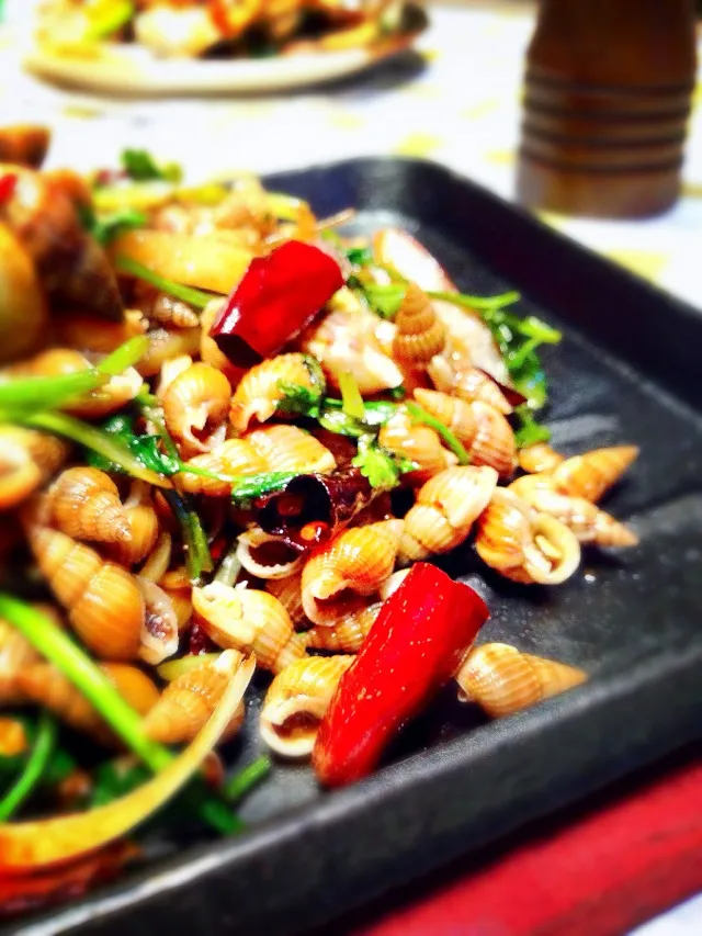 Lumache di Mare Saltate