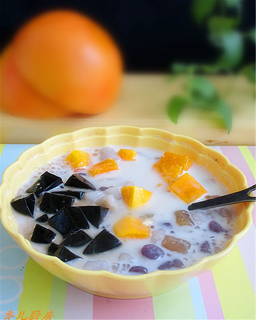 Coconut Mango Taro Balls