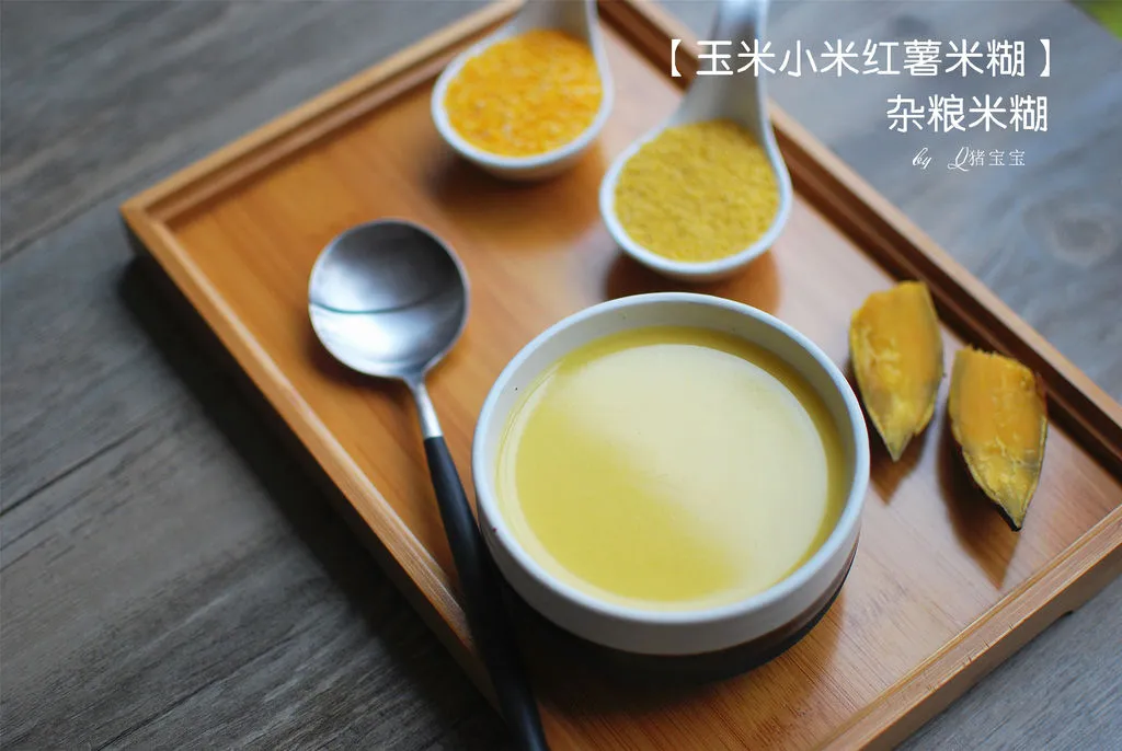 Corn Millet Sweet Potato Porridge
