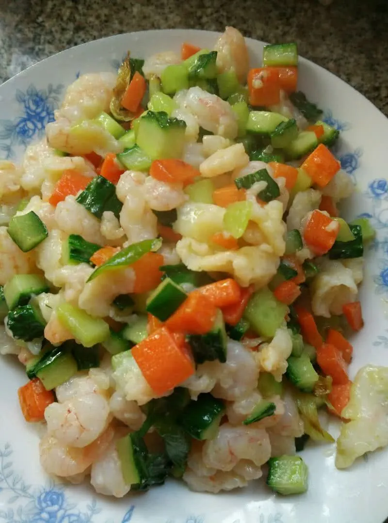 Cucumber with Shrimp