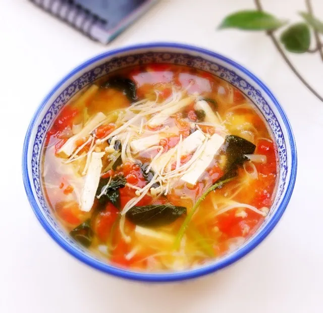 Refreshing Tofu Soup