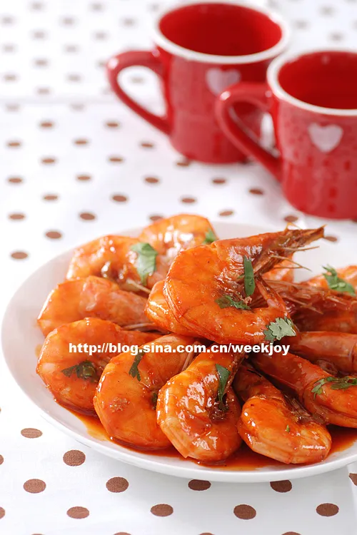 Braised Large Shrimp