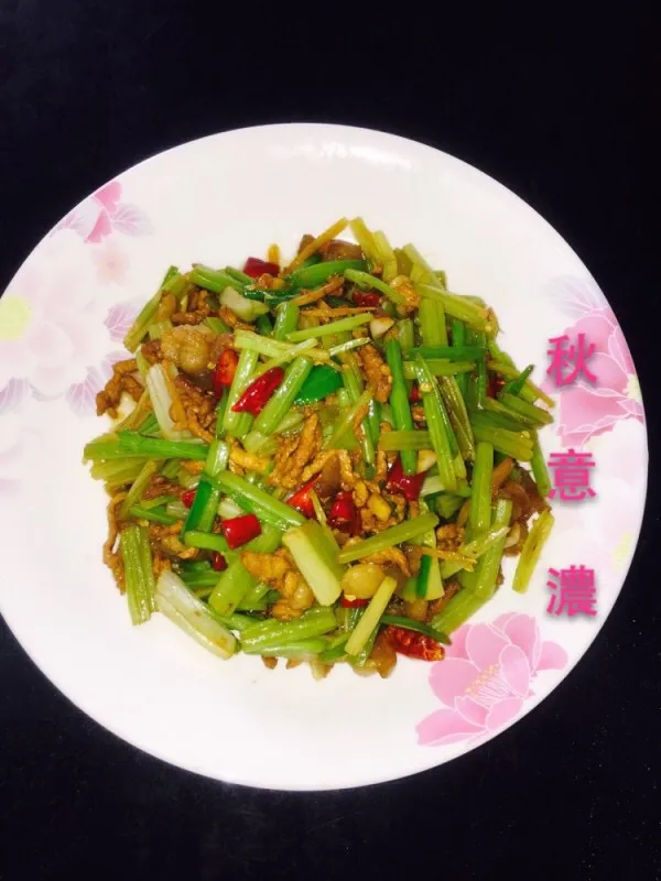 Stir-Fried Celery with Pork
