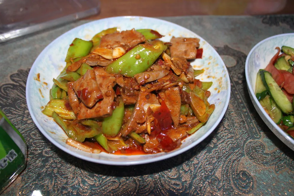 Foie sauté au piment