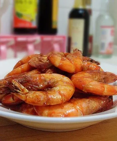 Gamberi in Umido all'Olio