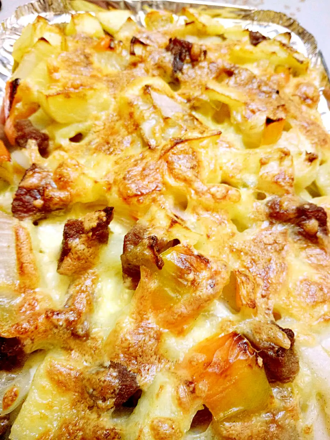 Braised Beef and Potato Casserole with Black Pepper