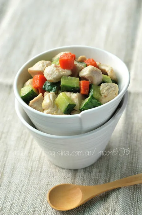 Poulet en cubes sautés