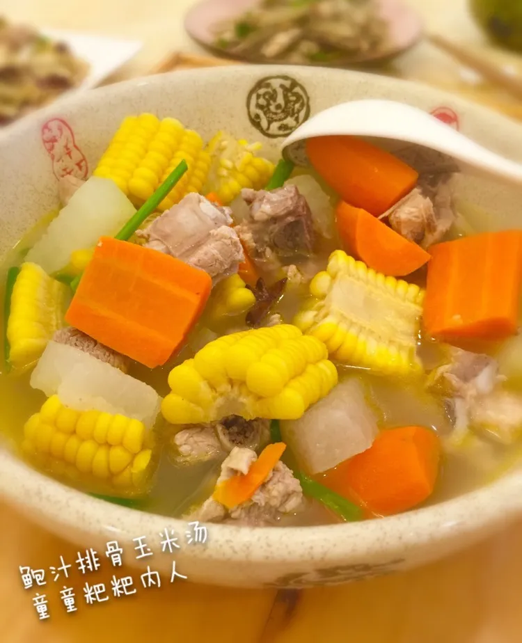 Abalone and Pork Ribs with Corn Soup