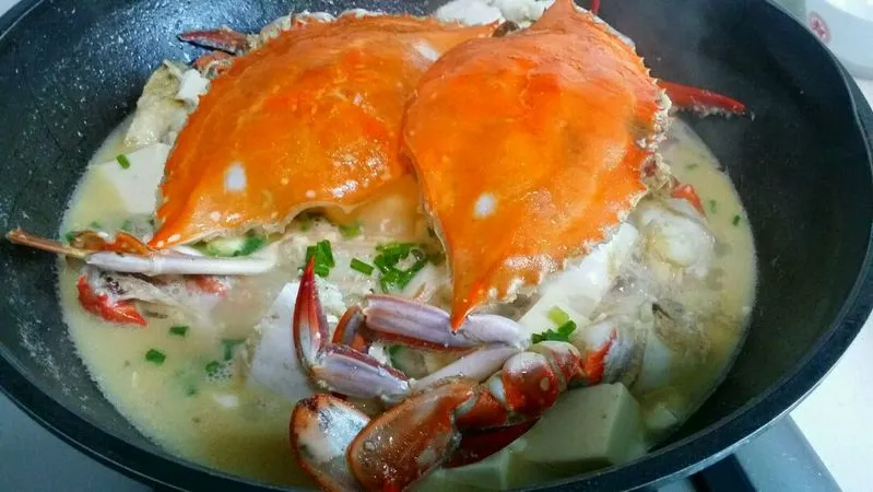 Crab and Tofu Hot Pot