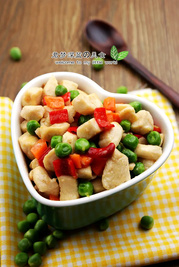 Colorful Chicken Cubes