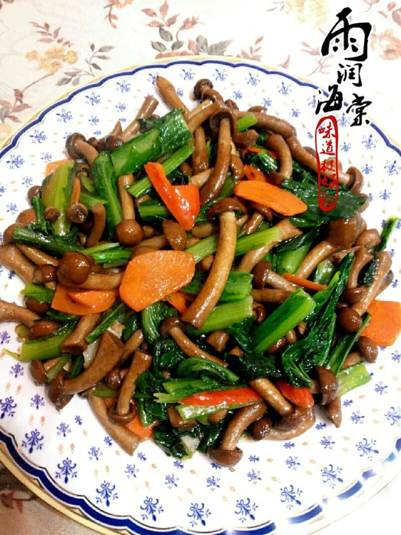 Stir-fried Bok Choy with Mushrooms