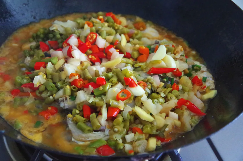 Sichuan Pickled Fish with Wild Mint