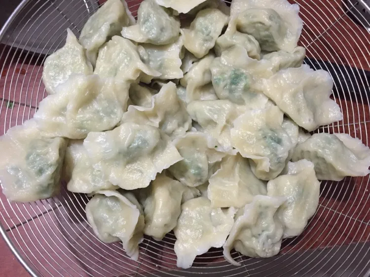 Leek and Shrimp Dumplings