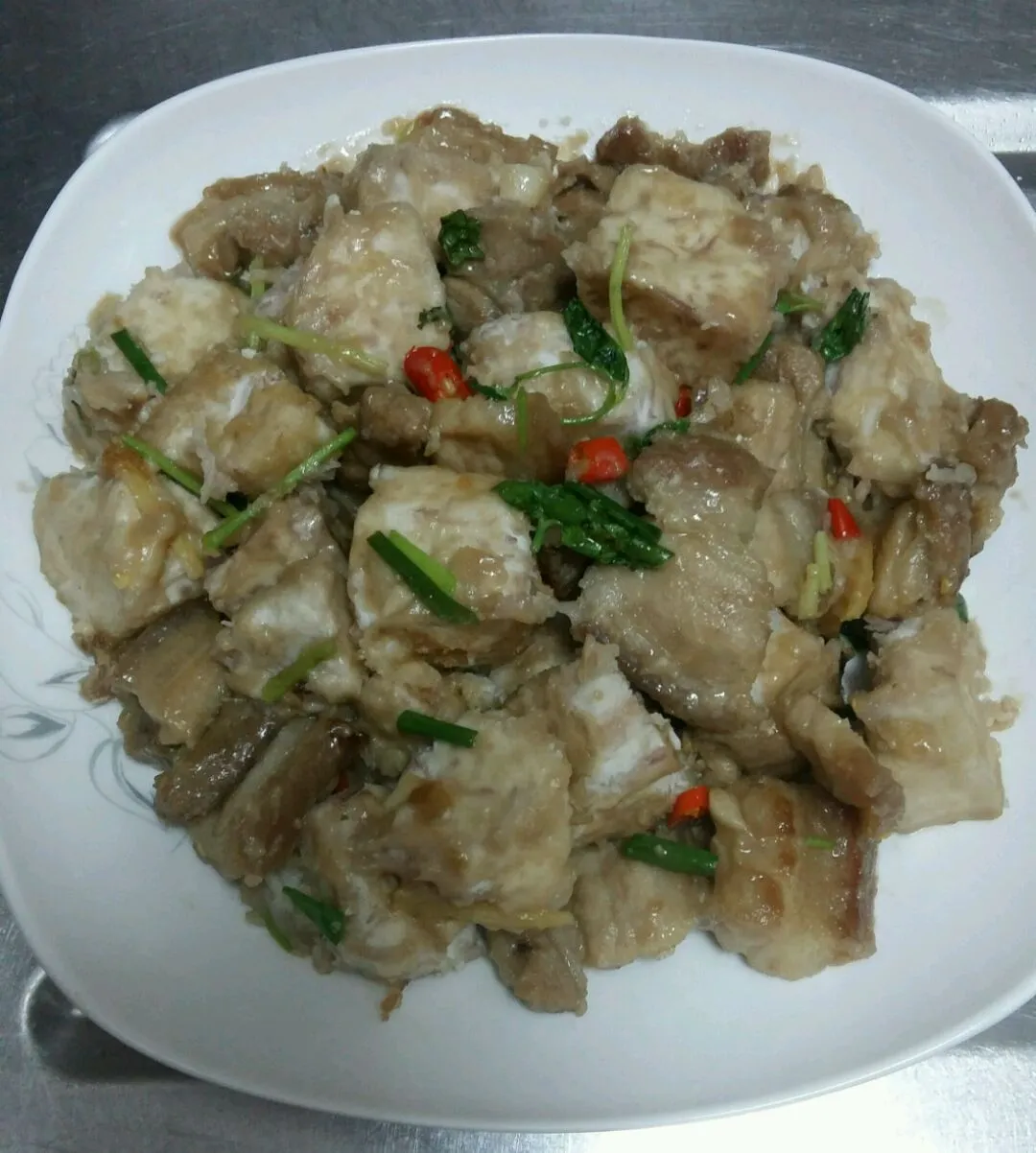 Braised Pork Belly with Taro